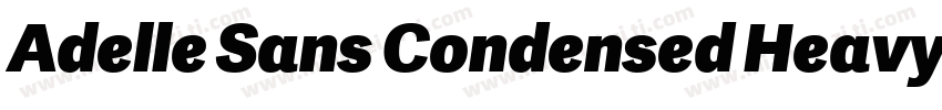Adelle Sans Condensed Heavy字体转换
